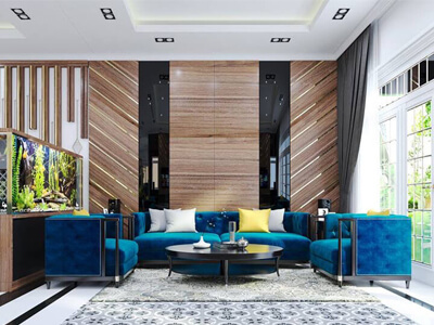 thiết kế nội thất nhà phố 123m2