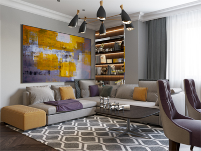 nội thất nhà phố tân cổ điển