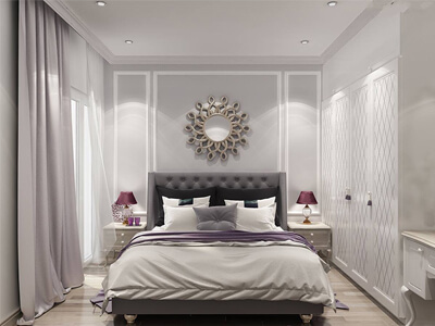 thiết kế nội thất tân cổ điển 110m2