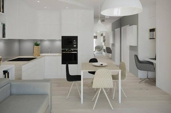design nội thất chung cư giá thấp 41mét vuông 2