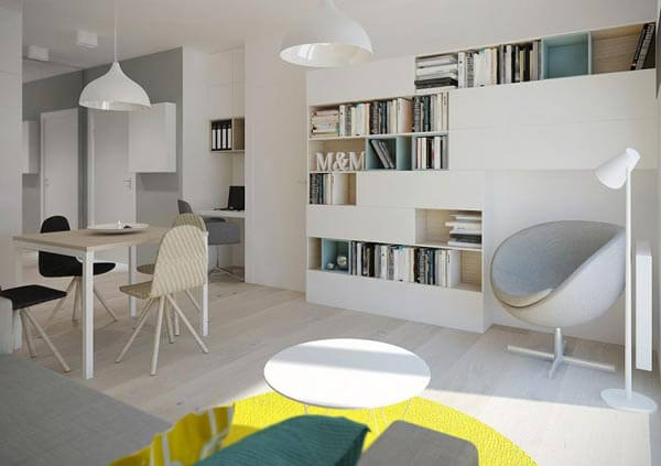 design nội thất chung cư giá thấp 41mét vuông