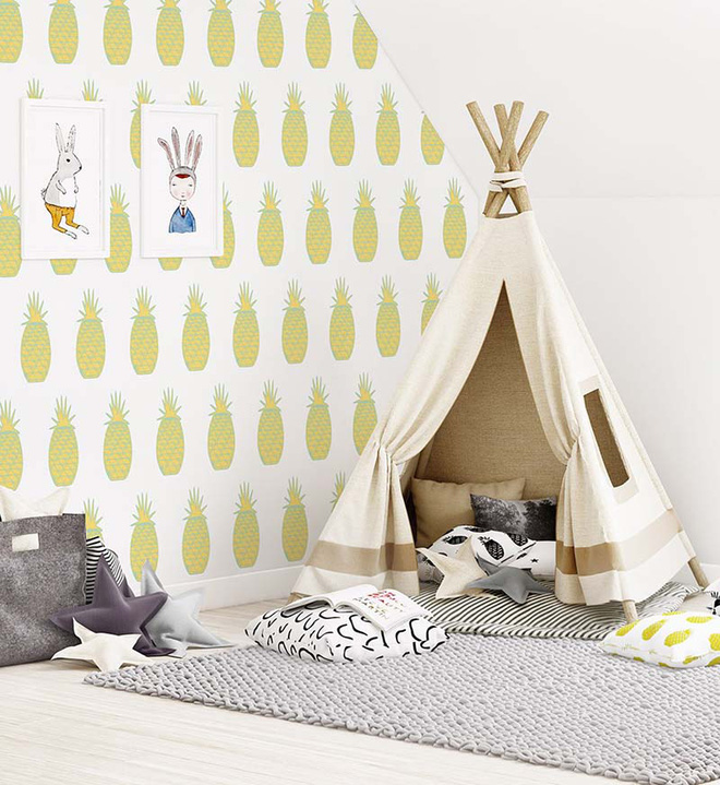 17 mẫu giấy dán tường cho phòng bedroom trẻ em đẹp (1)