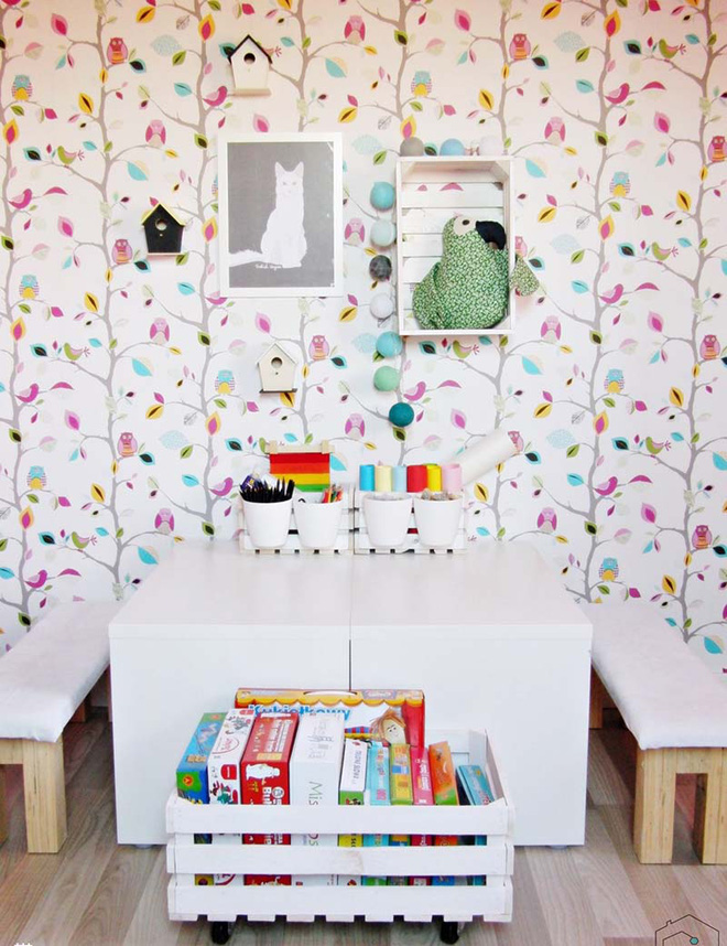 17 mẫu giấy dán tường cho phòng bedroom trẻ em đẹp (3)