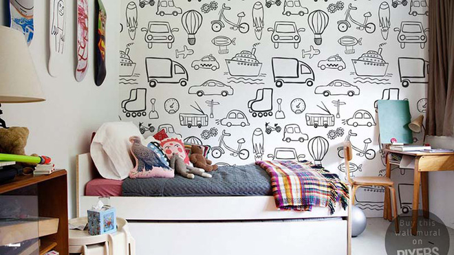 17 mẫu giấy dán tường cho phòng bedroom trẻ em đẹp (14)