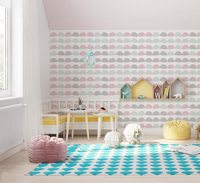 17 mẫu giấy dán tường cho phòng bedroom trẻ em đẹp (17)